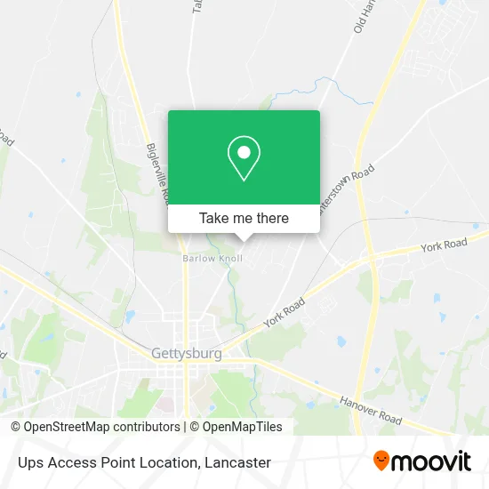 Ups Access Point Location map