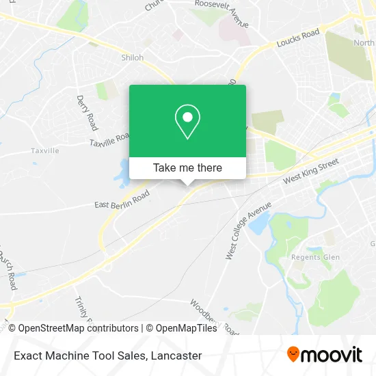 Exact Machine Tool Sales map