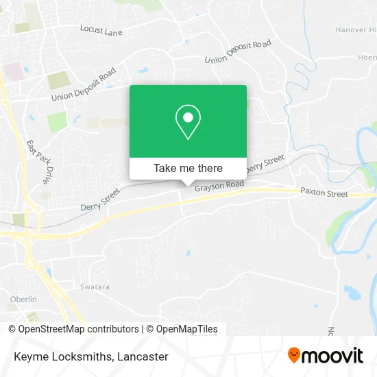 Keyme Locksmiths map