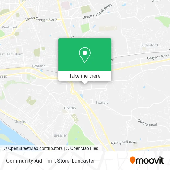 Community Aid Thrift Store map