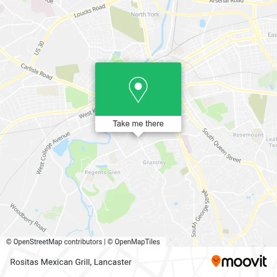 Rositas Mexican Grill map
