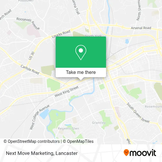 Next Move Marketing map