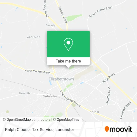 Ralph Clouser Tax Service map