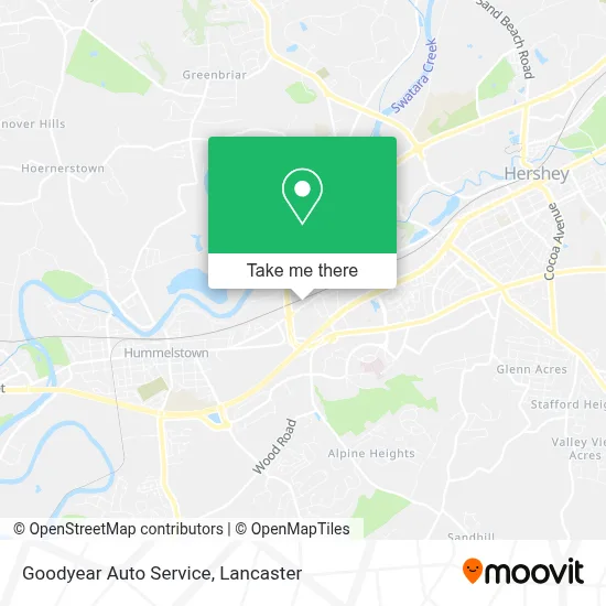 Goodyear Auto Service map