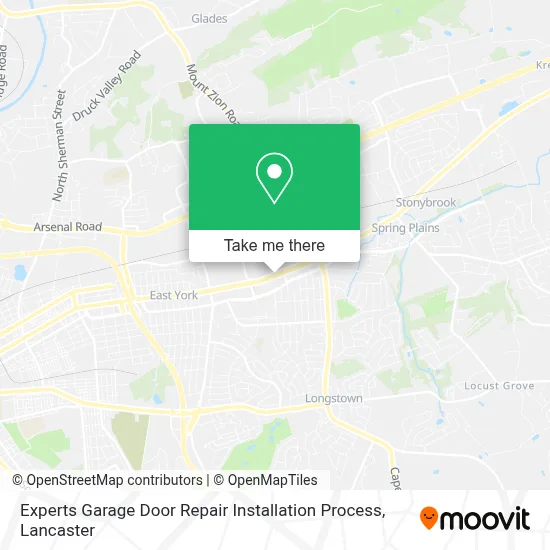 Experts Garage Door Repair Installation Process map