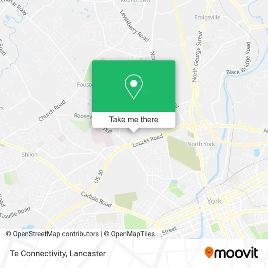 Te Connectivity map