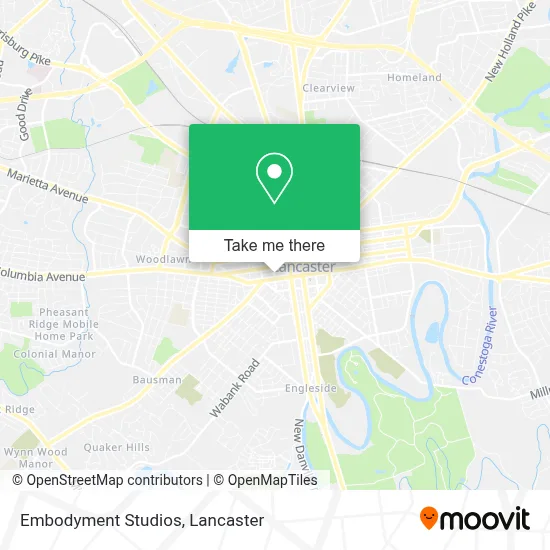 Embodyment Studios map