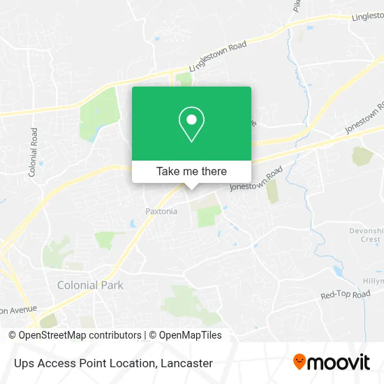 Ups Access Point Location map