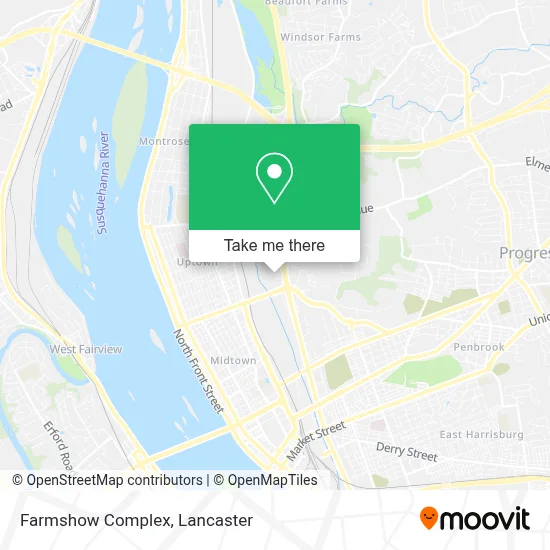 Farmshow Complex map
