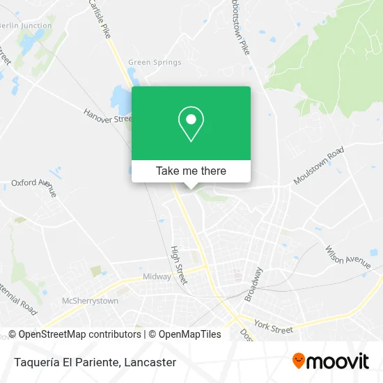 Taquería El Pariente map
