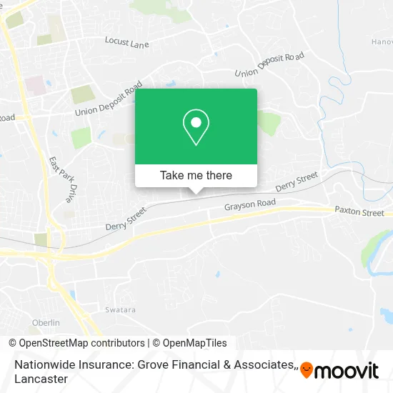 Nationwide Insurance: Grove Financial & Associates, map