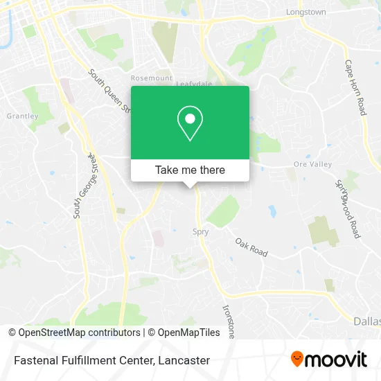Fastenal Fulfillment Center map