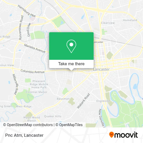 Pnc Atm map