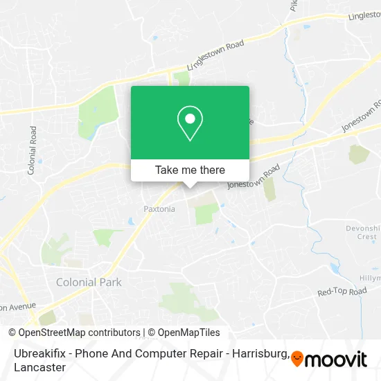 Ubreakifix - Phone And Computer Repair - Harrisburg map