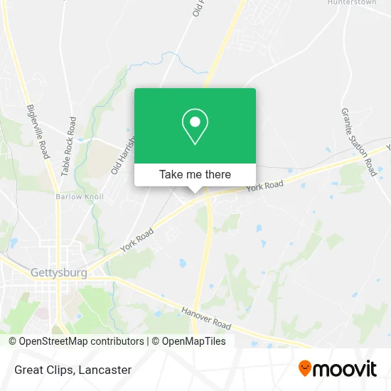 Great Clips map
