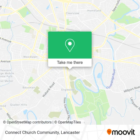 Connect Church Community map