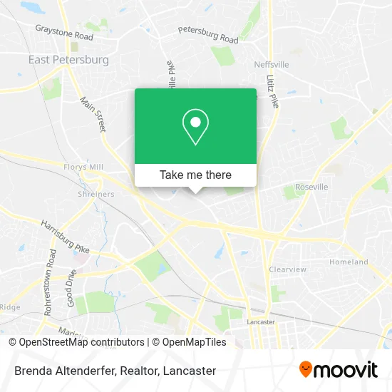 Brenda Altenderfer, Realtor map