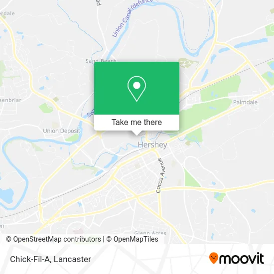 Chick-Fil-A map