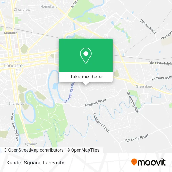 Kendig Square map