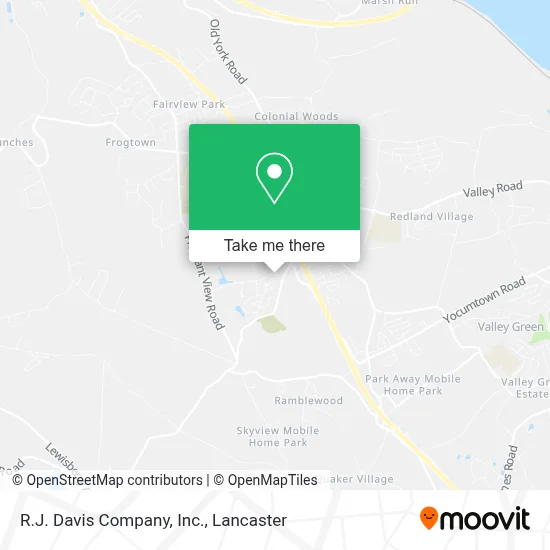 R.J. Davis Company, Inc. map