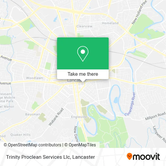 Trinity Proclean Services Llc map
