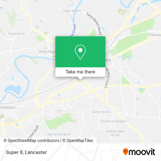 Super 8 map