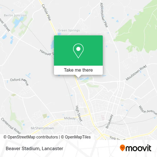 Beaver Stadium map