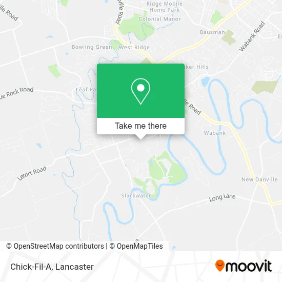 Chick-Fil-A map