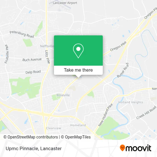 Upmc Pinnacle map