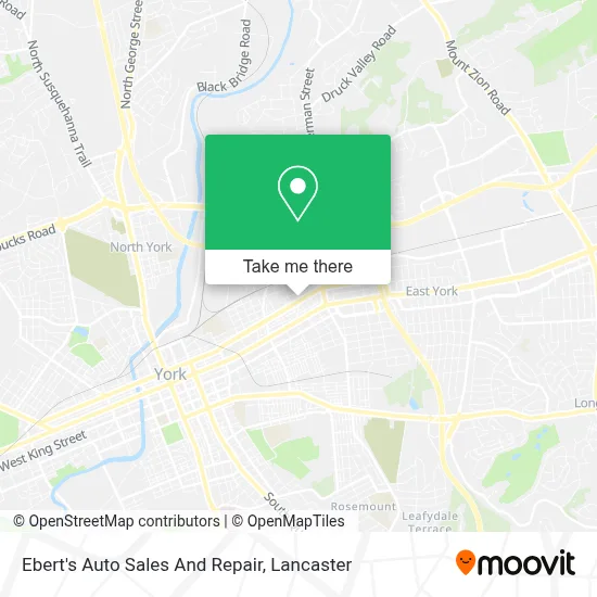 Ebert's Auto Sales And Repair map