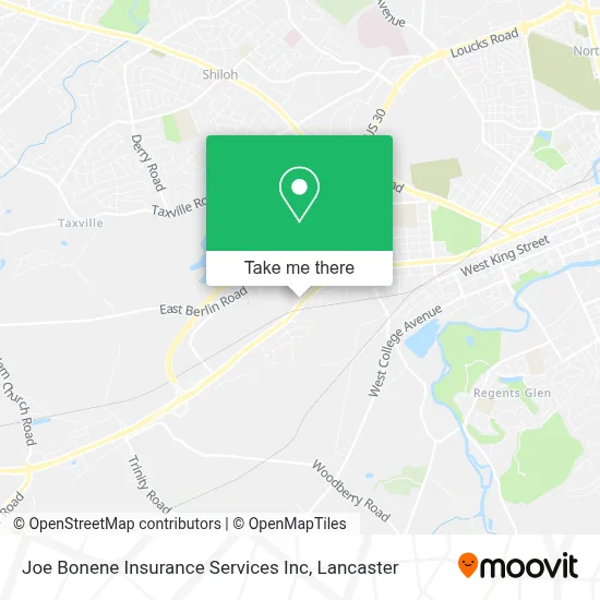 Joe Bonene Insurance Services Inc map