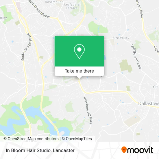 In Bloom Hair Studio map