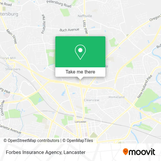 Forbes Insurance Agency map
