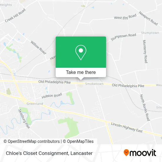 Chloe's Closet Consignment map