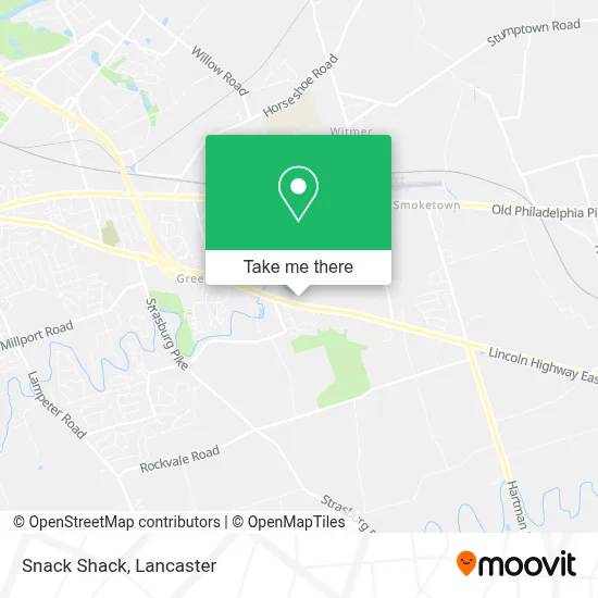 Snack Shack map
