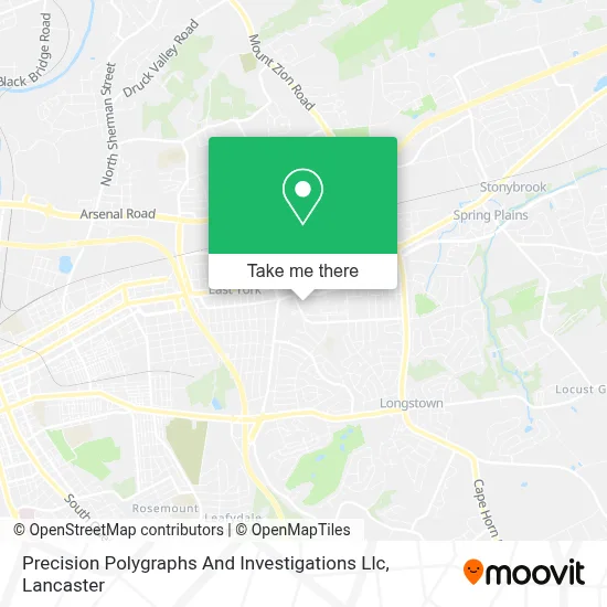Precision Polygraphs And Investigations Llc map