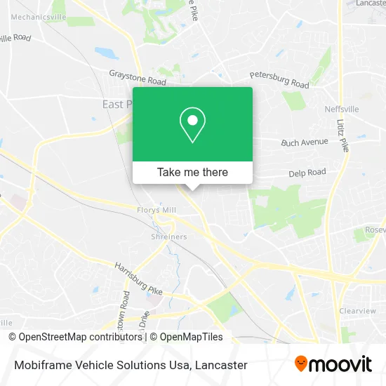 Mobiframe Vehicle Solutions Usa map