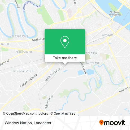 Window Nation map