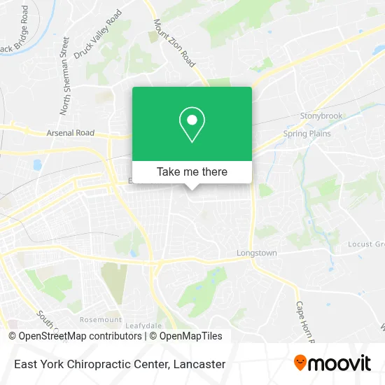 East York Chiropractic Center map