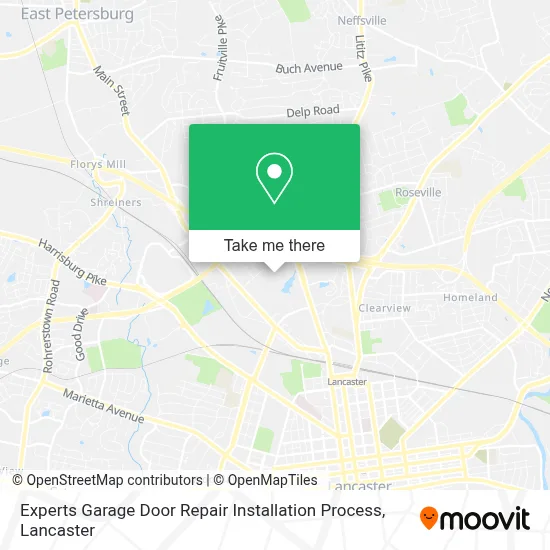 Experts Garage Door Repair Installation Process map