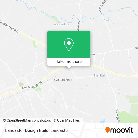 Lancaster Design Build map