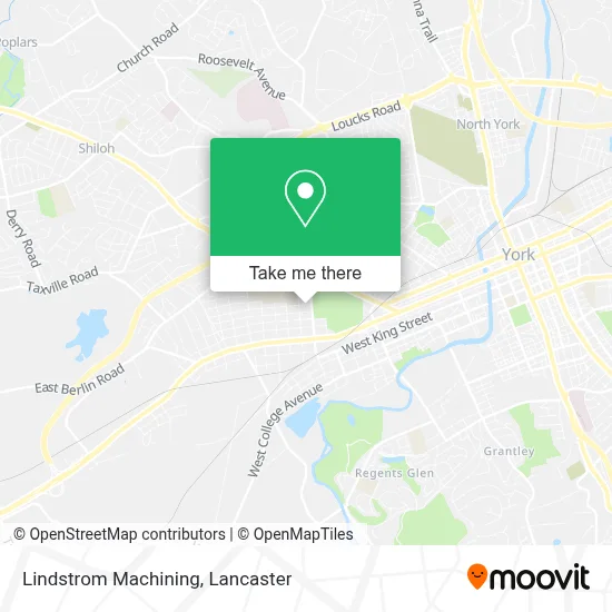Lindstrom Machining map