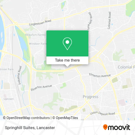 Springhill Suites map