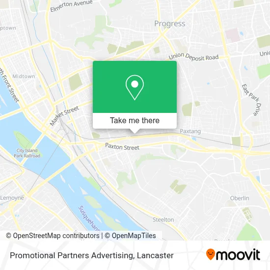 Promotional Partners Advertising map