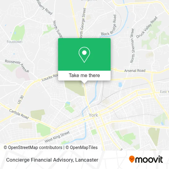 Concierge Financial Advisory map