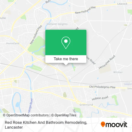 Red Rose Kitchen And Bathroom Remodeling map