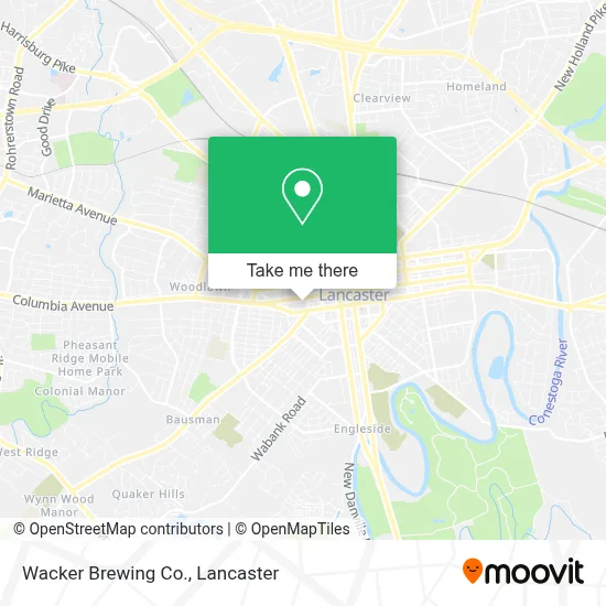 Wacker Brewing Co. map