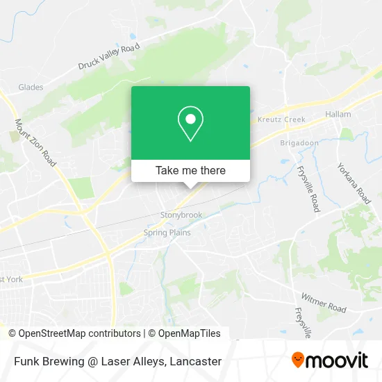 Funk Brewing @ Laser Alleys map