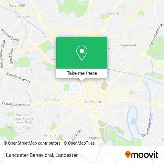 Lancaster Behavioral map