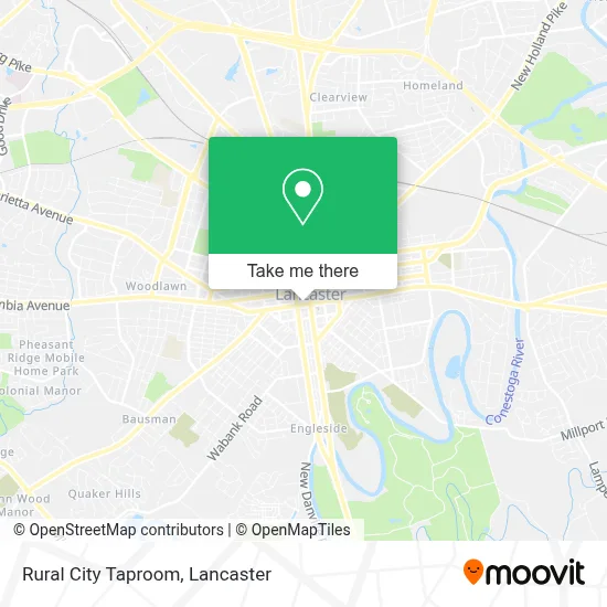 Rural City Taproom map
